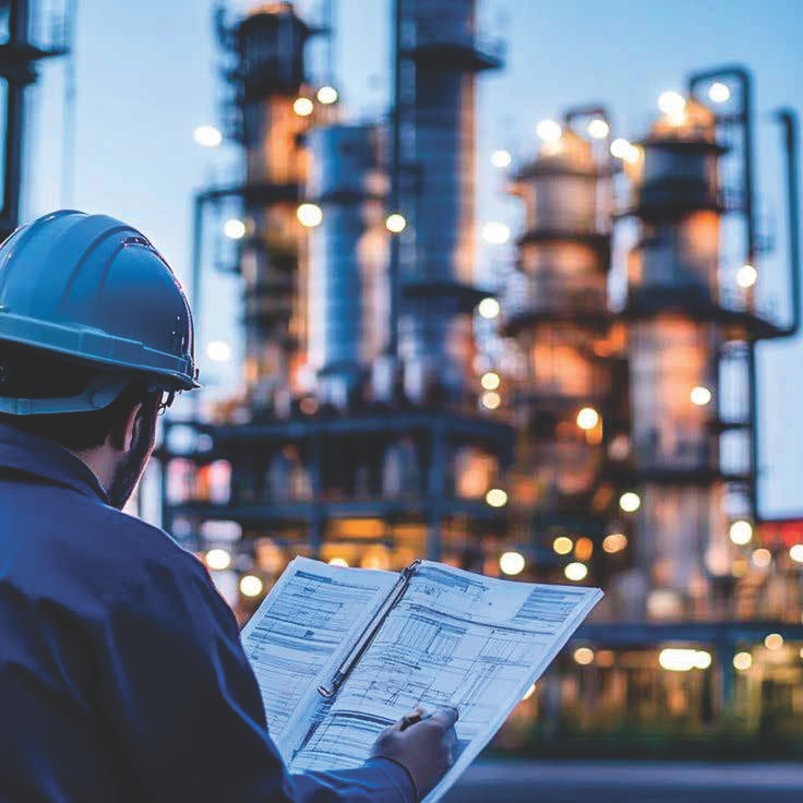 Engineering operations at an energy facility